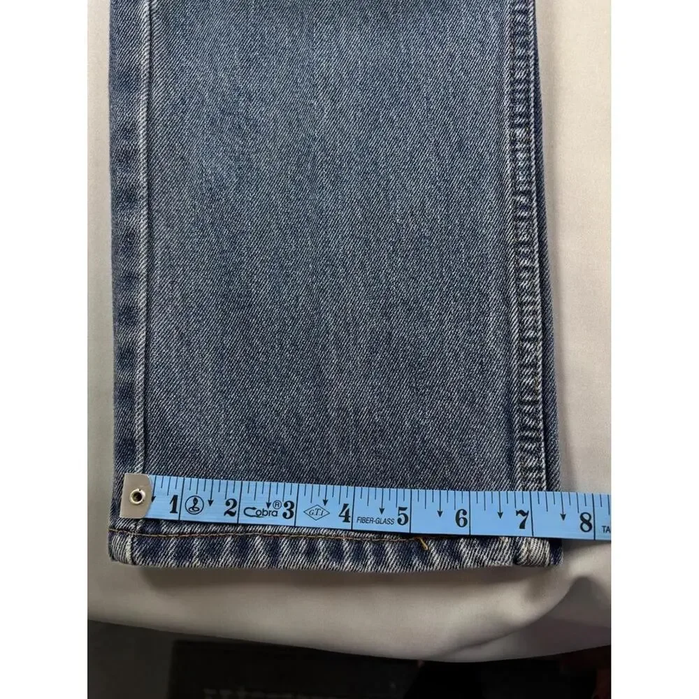 Levis‎ 505 Regular Fit Straight Leg Blue Denim Jeans Mens 32x32 Medium Wash